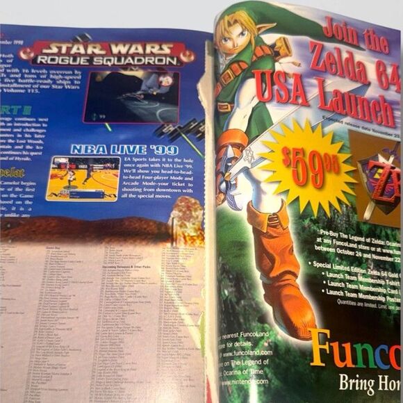 Nintendo Power Magazine Volume 114 Legend of Zelda with Superman Poster Nov. 98 - Picture 10 of 15